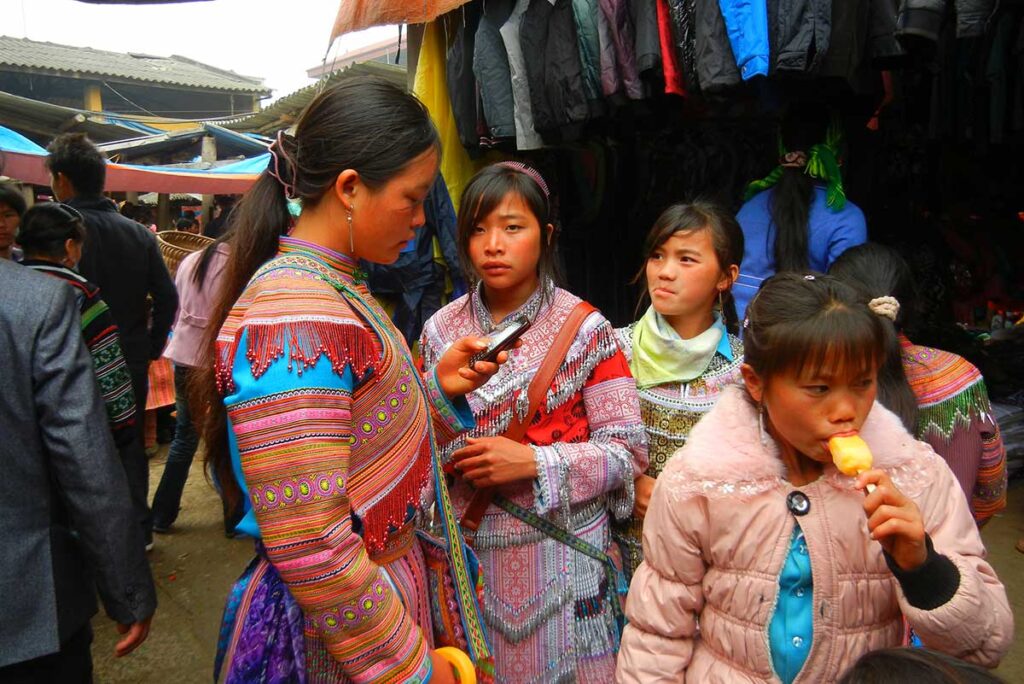 Shop at Northern Vietnam’s hillside markets