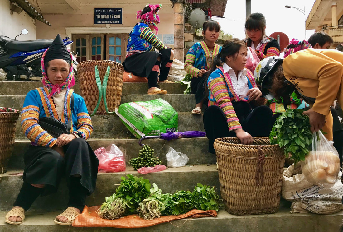 Shop at Northern Vietnam’s hillside markets